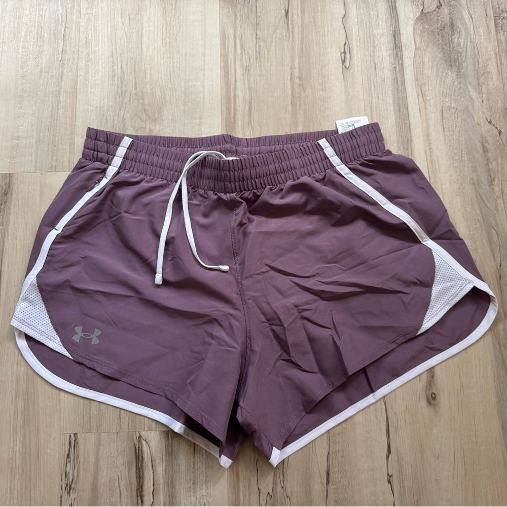 Under Armour Mileage Shorts Purple Moisture-Wicking Lightweight